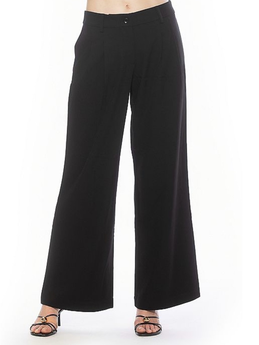 Women's ALEXIA ADMOR Quinn Pleated Wide Leg Pants size 14 NWT
